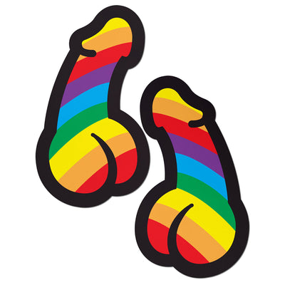 Pastease Penis Pride Pasties Rainbow