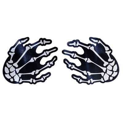 Pastease Skeleton Hands Pasties Black