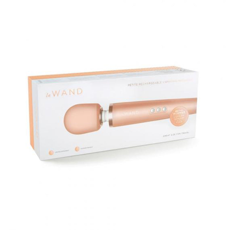 Le Wand Petite Rechargeable Vibrating Massager Rose Gold