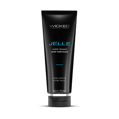 Wicked Jelle Water-Based Anal Lubricant 8 oz.