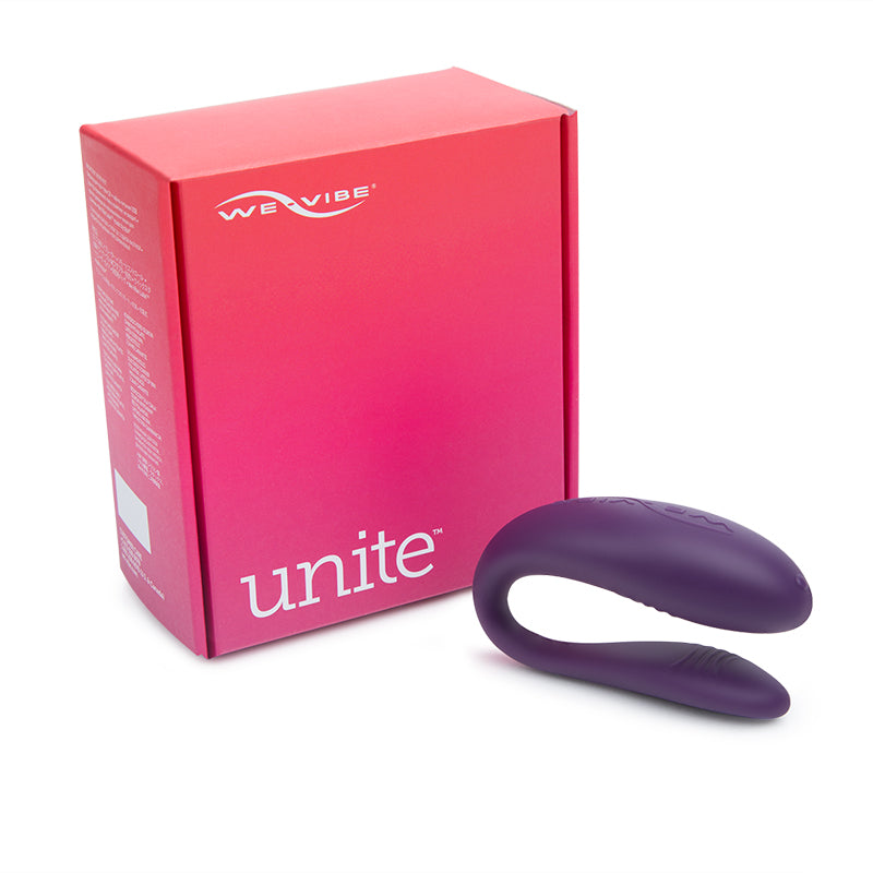 We-Vibe Unite Rechargeable Remote-Controlled Silicone Classic Couples Vibrator Purple