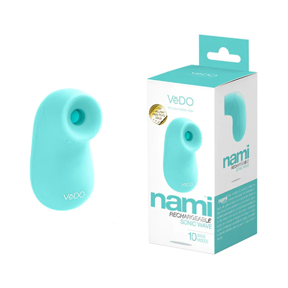 Vedo Nami Rechargeable Sonic Vibe Tease Me Turquoise