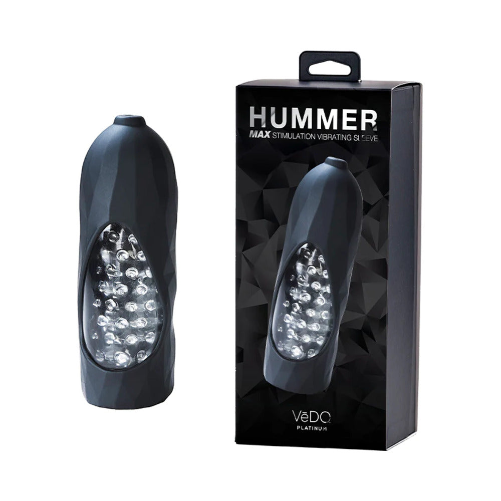 Vedo Hummer 2.0┬Ö Rechargeable Vibrating Sleeve Black Pearl