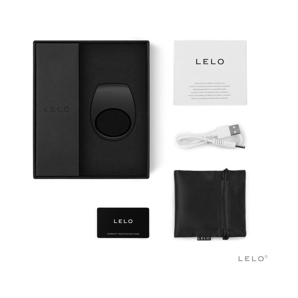 LELO TOR 2 Rechargeable Vibrating Cockring Black