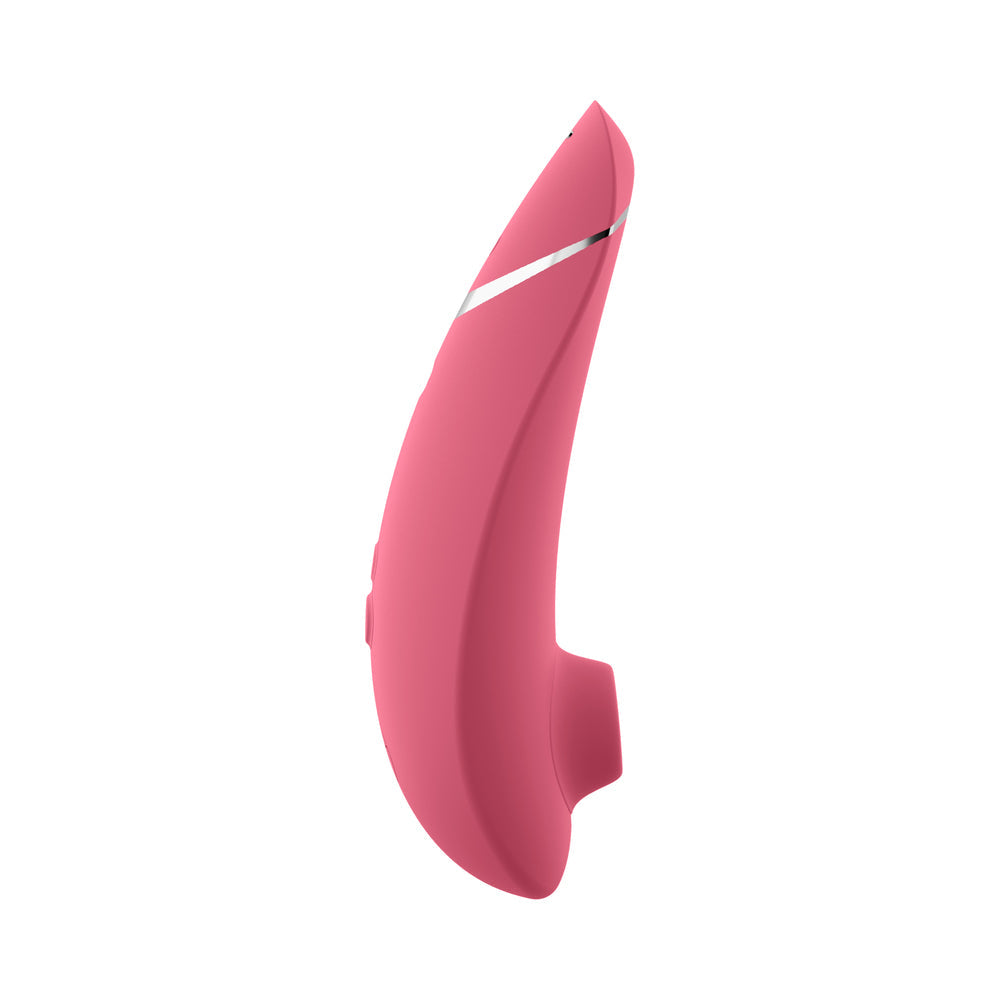 Womanizer Premium 2 Rechargeable Silicone Luxurious Pleasure Air Clitoral Stimulator Raspberry