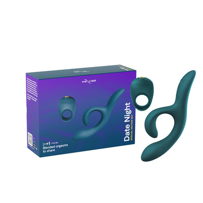 We-Vibe Date Night Special Edition Couple''s Vibrator Set (Nova 2 & Pivot) Green Velvet