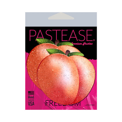 Pastease Peach: Fuzzy Sparkling Georgia Peaches Nipple Pasties