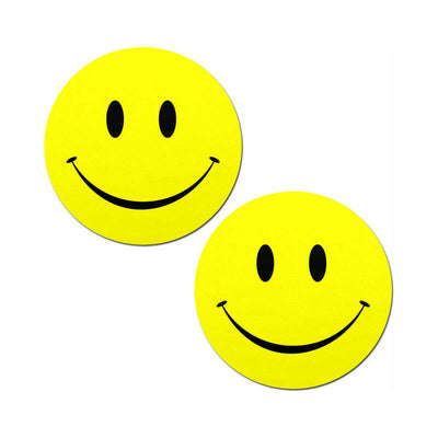 Pastease Happy Smiley Face Pasties Yellow