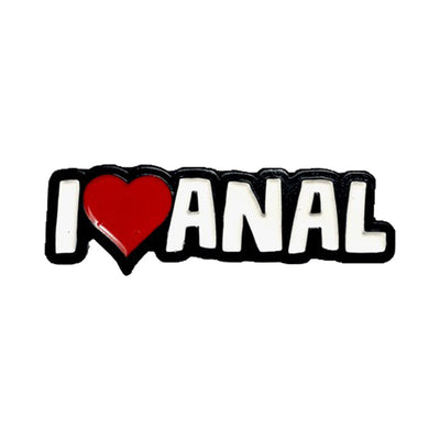 Geeky & Kinky I Heart Anal Enamel Pin