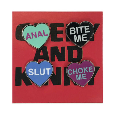 Geeky & Kinky Kinky Hearts Series 1 Enamel Pins