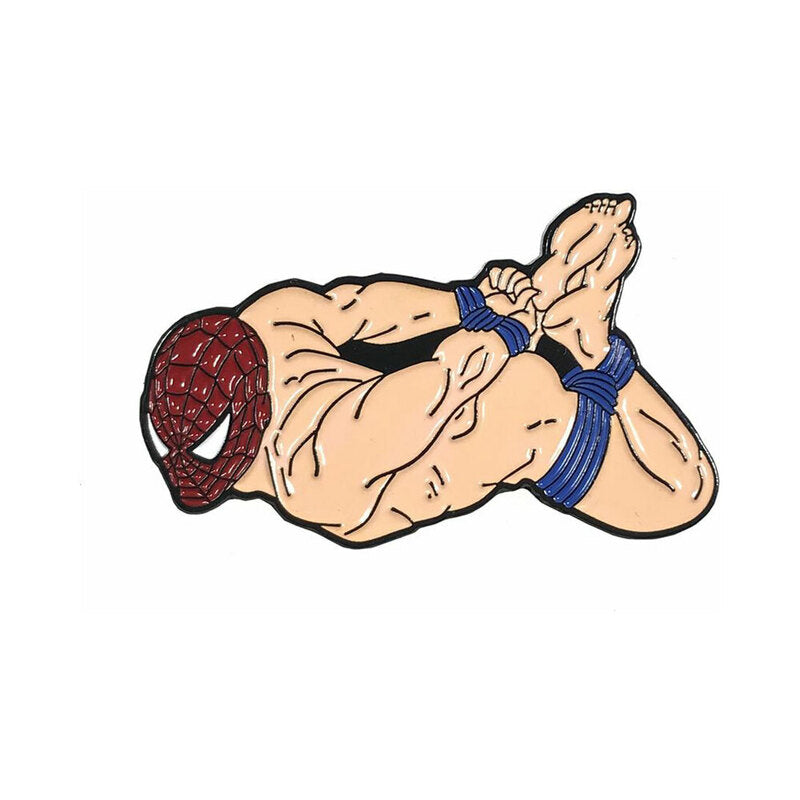 Geeky & Kinky Rope Bottom Peter Enamel Pin