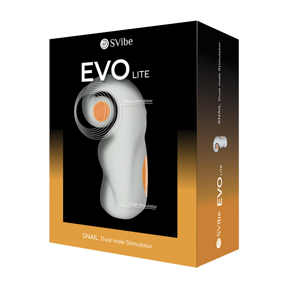 Snail Vibe SVibe Evo Lite Masturbator Grey Orange