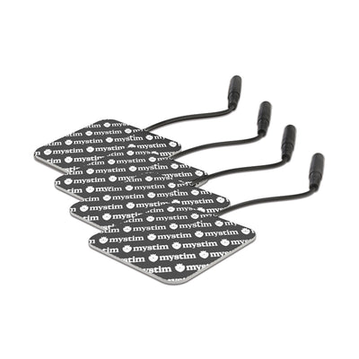 Mystim Replacement Square Electrode Pad 4-Pack